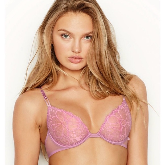 Victoria's Secret Other - Victoria’s Secret Sexy Tee Unlined Lace Demi Bra in Dusk Mauve NWT